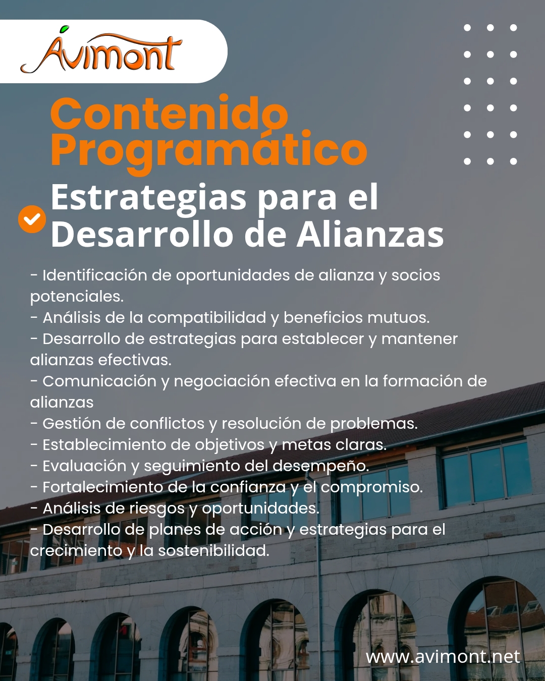 Contenido Estrategia para el Desarrollo de Alianzas